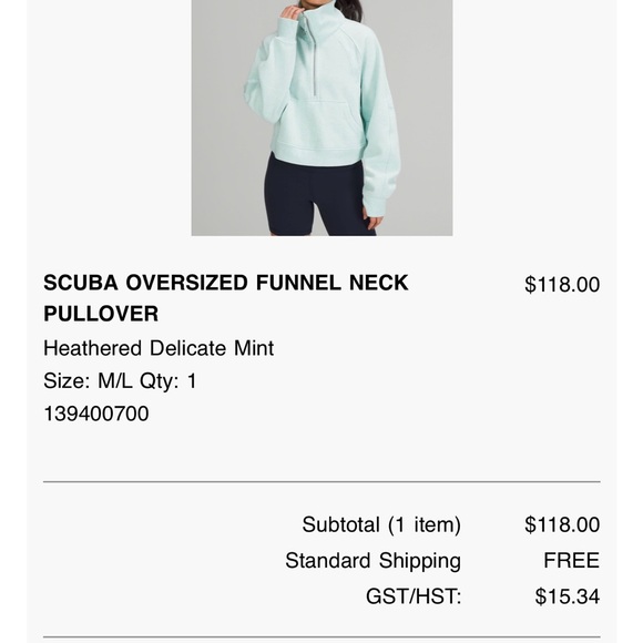 lululemon athletica Scuba Funnel Neck Pullover - Picture 4 of 4